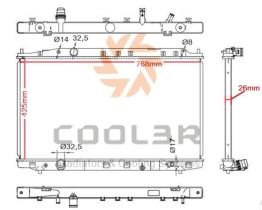 R.D. 1417261 - RAD. HONDA ACCORD VIII (CU) 2.2I D-TEC (03.08-)