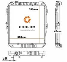 R.D. 14121102 - RADIADOR TOYOTA RUNNER 3.0TD PL/AL