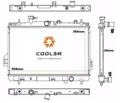 R.D. 1421182 - RADIADOR HYUNDAI MATRIX 1.5CRDI