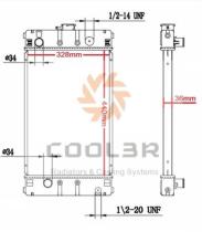 R.D. 1483016 - RAD. CATERPILLAR / PERKINS ( GENERADOR 440*328*36 )