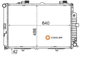 R.D. 105015088 - RAD. MERCEDES (W210) E300 3.0TD (95-03) AUT.