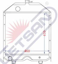 R.D. 15516102 - RADIADOR LANDINI-PERKINS-FIAT AGRICOLA-FERGUSON