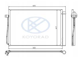 KOYO CD421217C - CONDENSADOR BMW E60-E61