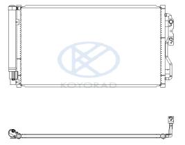 KOYO CD421005 - CONDENSADOR BMW SERIE 1