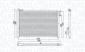 MAGNETI MARELLI BC937 - CONDENSADOR HONDA CIVIC VII 1.7 CDTI