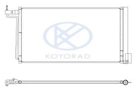 KOYO CD320699 - CONDENSADOR FORD FOCUS II/C-MAX