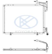 KOYO CD321128 - CONDENSADOR FORD ECOSPORT