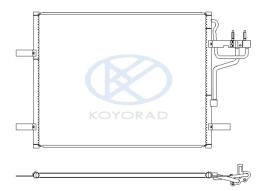 KOYO CD320836 - CONDENSADOR FORD KUGA