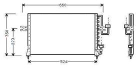 R.D. HY392 - CONDENSADOR HYUNDAI ACCENT 94