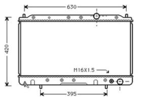 R.D. MT521 - RADIADOR MITSUBISHI ECLIPSE