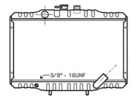 R.D. MT650 - RADIADOR MITSUBISHI L300(NO 4X4)PL/AL-26mm