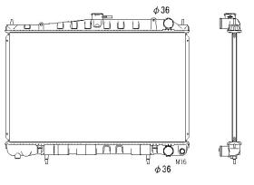 R.D. DN020 - RADIADOR NISSAN SKYLINE A/T