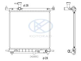 KOYO PL023128 - RADIADOR NISSAN MICRA K13