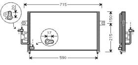 R.D. HY332 - CONDENSADOR HYUNDAI COUPE 96-02