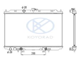 KOYO PL021770 - RADIADOR NISSAN ALMERA TINO A/T