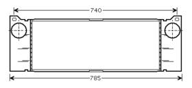 R.D. ME491 - INTERCOOLER MERCEDES