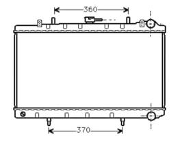 R.D. DN271 - RADIADOR NISSAN 200SX 1.8T