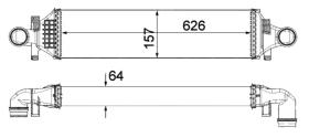 R.D. ME958 - INTERCOOLER MERCEDES