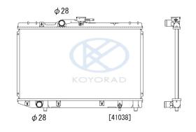KOYO PA010267T - RADIADOR TOYOTA STARLET EP91