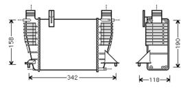 R.D. RT866 - INTERCOOLER RENAULT