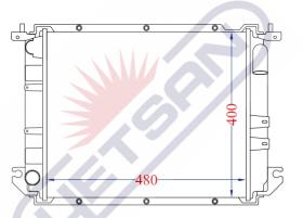 R.D. DN318 - RADIADOR NISSAN URVAN