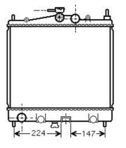 R.D. DN210 - RADIADOR NISSAN MICRA K12