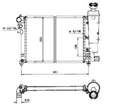 R.D. CT640 - RADIADOR CITROEN / PEUGEOT