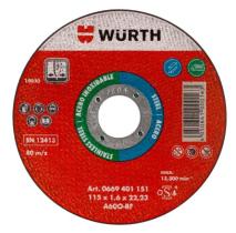 WURTH 066940115096125 - DISCO DE CORTE 115X1MM