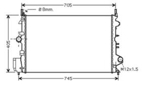 R.D. OP074 - RADIADOR OPEL VECTRA C