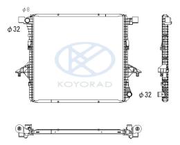 KOYO PL452950 - RADIADOR VW AMAROK