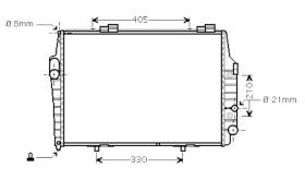 R.D. ME714 - RADIADOR MERCEDES W202-SLK-CLK