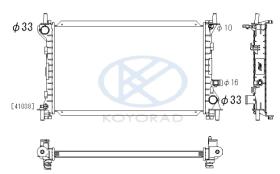 KOYO PL321235 - RADIADOR FORD FOCUS 98-04