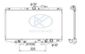 KOYO PL080626 - RADIADOR HONDA ACCORD VI