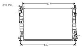 R.D. FD272 - RADIADOR FORD MONDEO 1.8-2.0