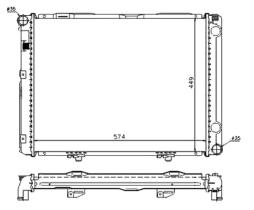 R.D. ME082 - RADIADOR MERCEDES W201