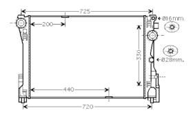 R.D. ME113 - RADIADOR MERCEDES W204