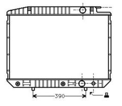 R.D. ME131 - RADIADOR MERCEDES W126