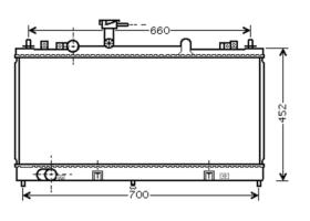 R.D. MZ412 - RADIADOR MAZDA 6