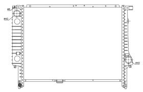 R.D. BW160 - RADIADOR BMW E36 M3 /325TDS