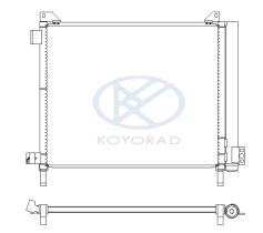 KOYO CD021021 - CONDENSADOR NISSAN MICRA IV