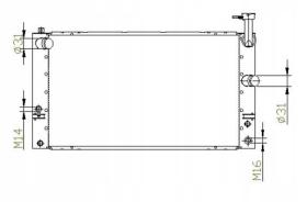 R.D. TO747 - RADIADOR TOYOTA PRIUS