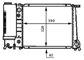 R.D. BW352 - RADIADOR BMW