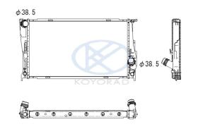 KOYO PL422924 - RADIADOR BMW