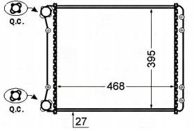 R.D. AI258 - RADIADOR AUDI A2