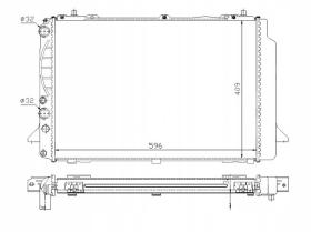 R.D. AI527 - RADIADOR AUDI 80