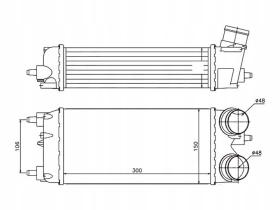 R.D. FD009 - INTERCOOLER FORD FIESTA