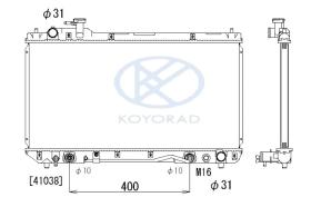 KOYO PL010674 - RADIADOR TOYOTA RAV4 A/T 2.0 16V 94-00