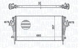 MAGNETI MARELLI MST444 - INTERCOOLER OPEL INSIGNIA A