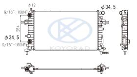 KOYO PL462619 - RADIADOR OPEL ASTRA H `04-