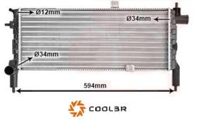 R.D. OP759 - RADIADOR OPEL CORSA A 1.2